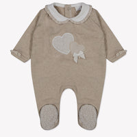 First Baby Girls Boxg Suit  Beige