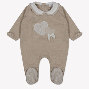 First Baby Girls Boxg Suit  Beige