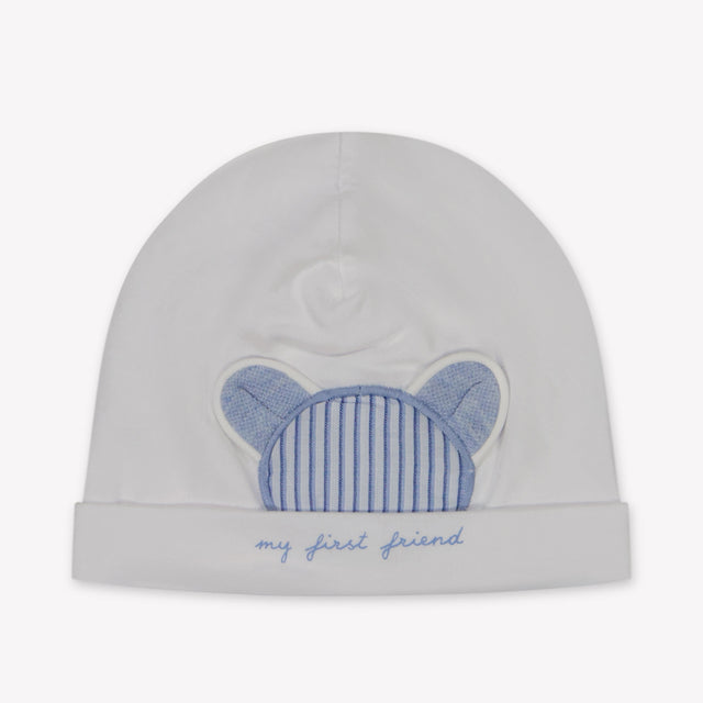 First Baby girls hat in White