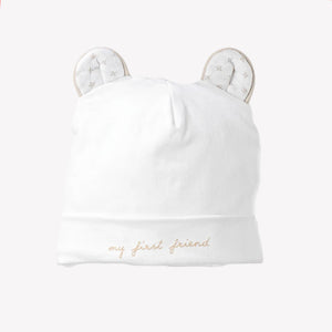 First Baby Girls Hat  White