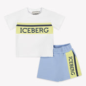 Iceberg Baby Jongens Setje In Licht Blauw