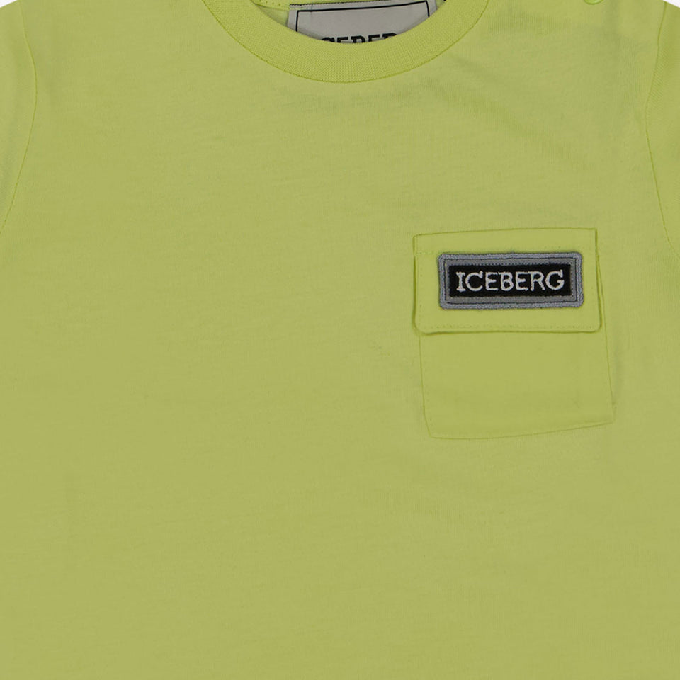 Iceberg Baby boys t-shirt in Lime