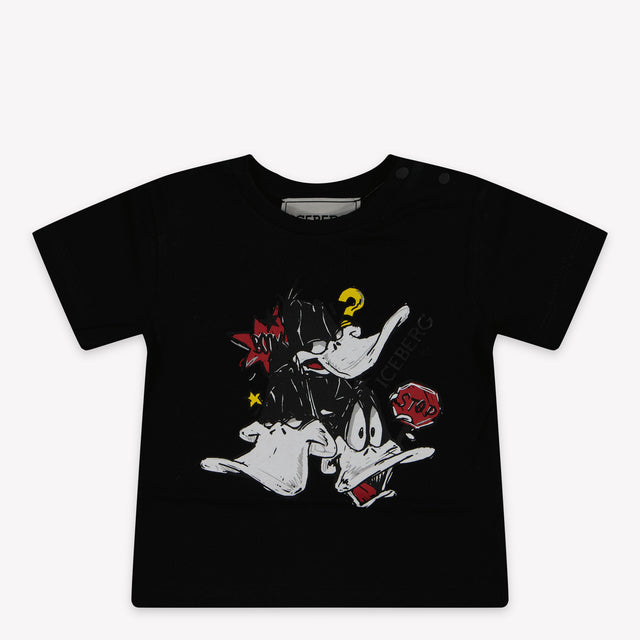 Iceberg Baby Jongens T-Shirt In Zwart