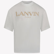 Lanvin Kinder Unisex T-Shirt In Wit