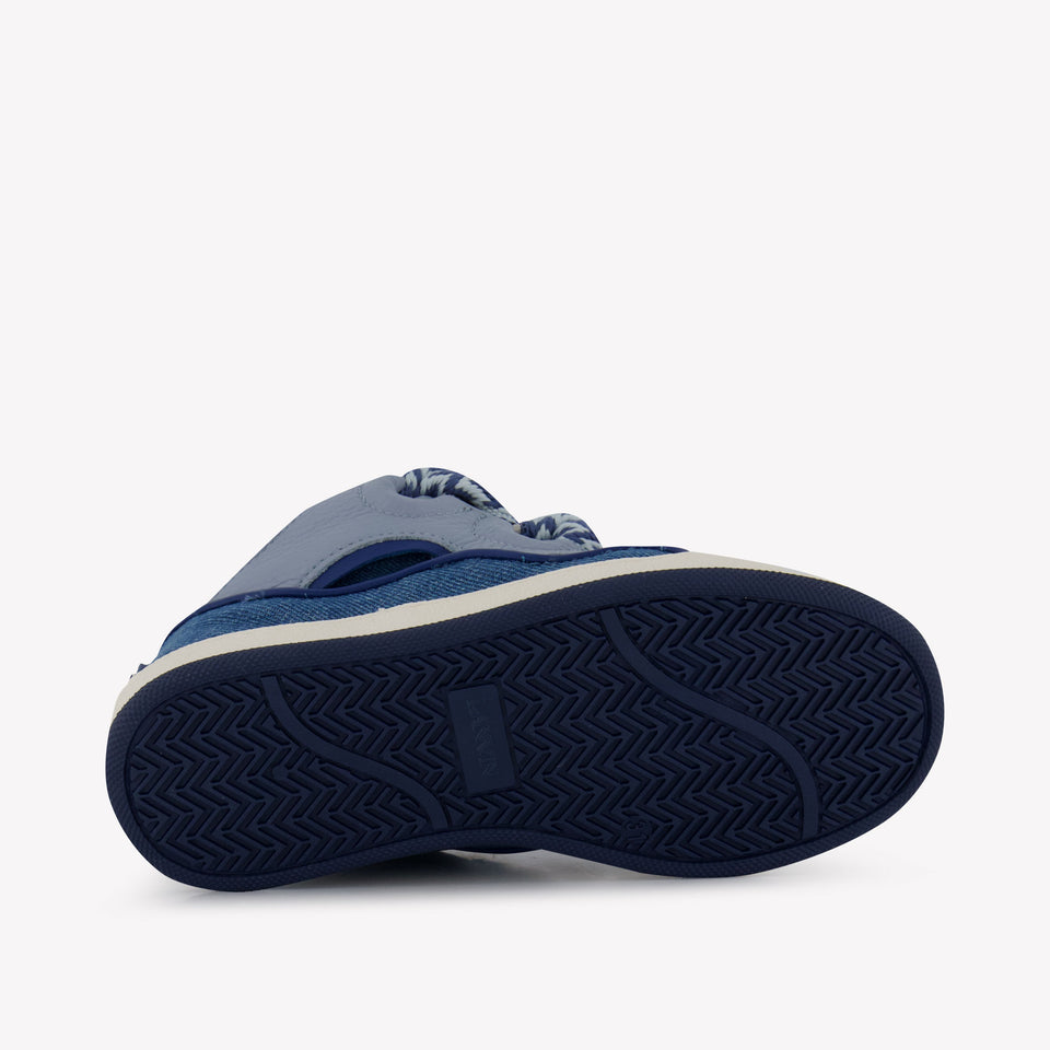 Lanvin Unisex Sneakers In Licht Blauw