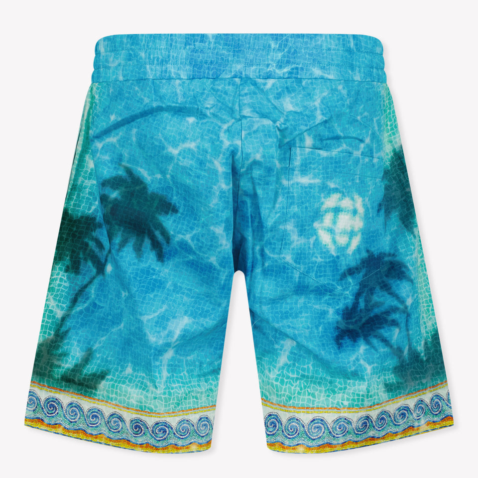 Casablanca Kids Boys Shorts In Blue