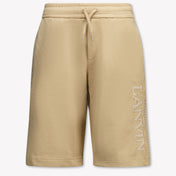 Lanvin Kids Boys Shorts In Beige