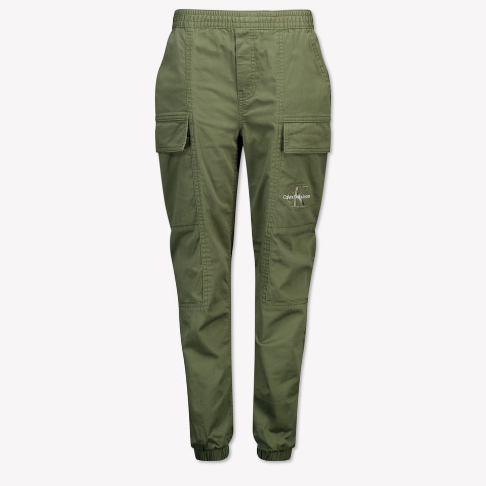 Calvin Klein Kids Boys  Pants Army
