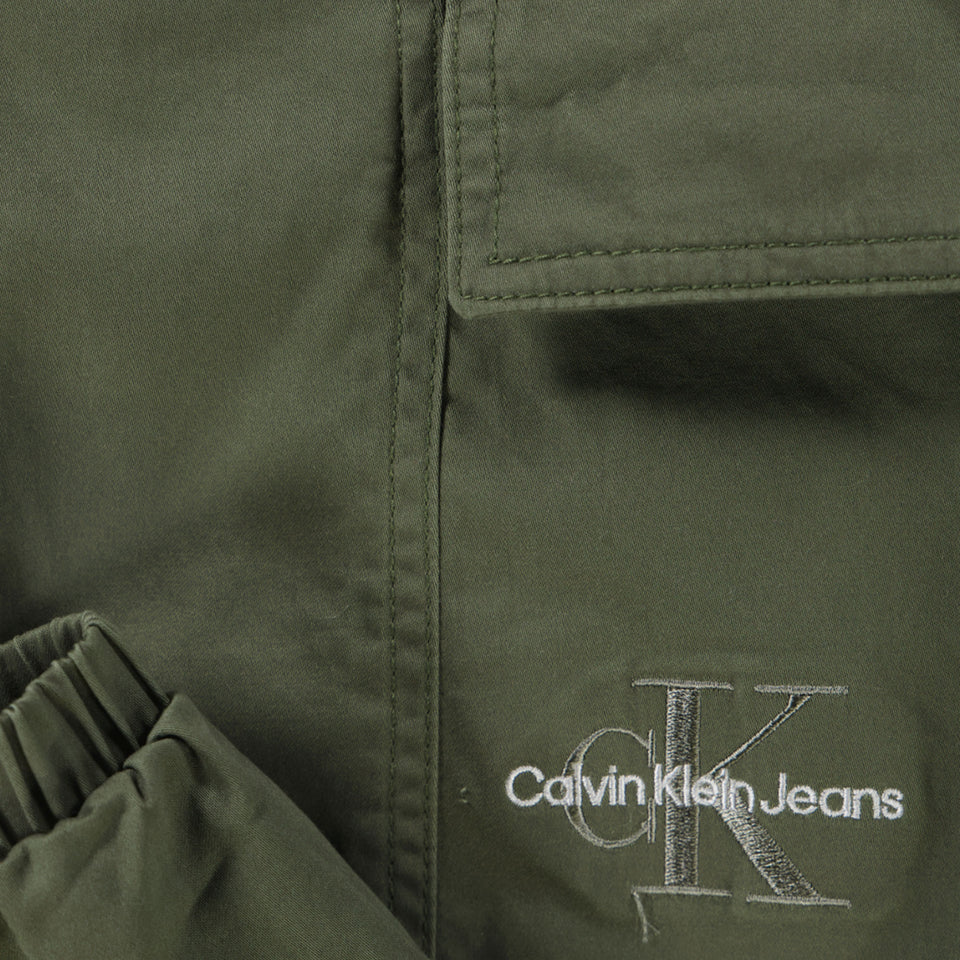 Calvin Klein Kids Boys  Pants Army