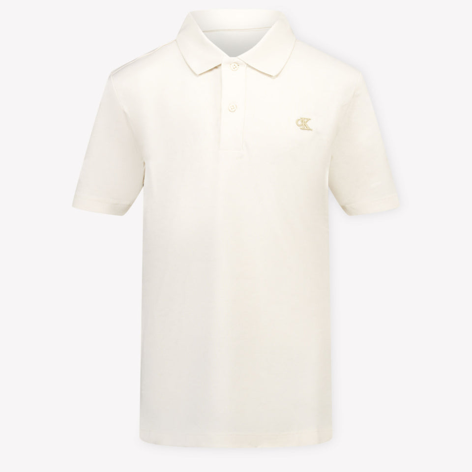 Calvin Klein Kids Boys Polo  Beige