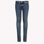 Calvin Klein Kinder Meisjes Jeans In Blauw