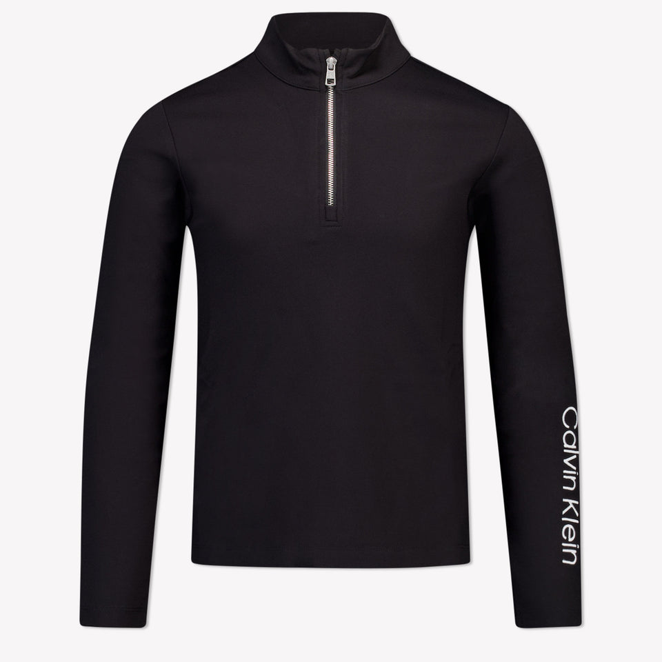 Calvin Klein Kids Girls  T-Shirt Black