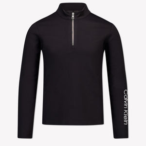Calvin Klein Kinder Meisjes T-Shirt In Zwart