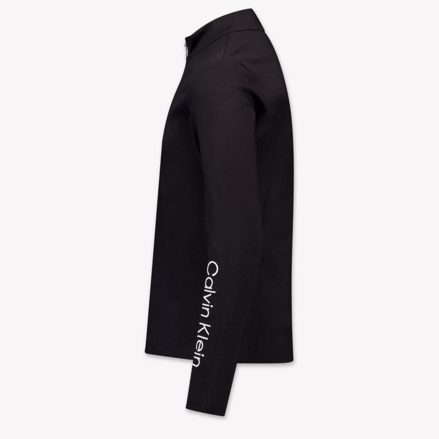 Calvin Klein Kinder Meisjes T-Shirt In Zwart