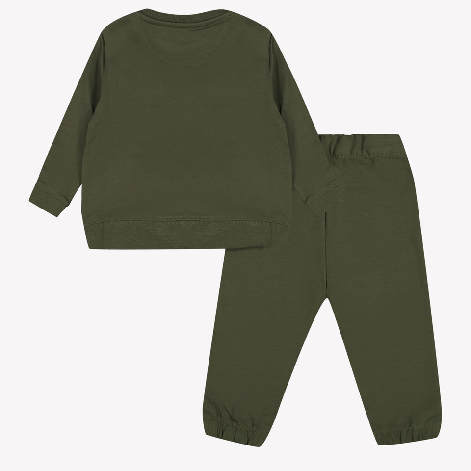 Calvin Klein Baby Unisex Tracksuit  Army