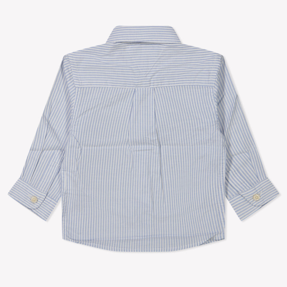 Tommy Hilfiger Baby Jongens Blouse In Licht Blauw