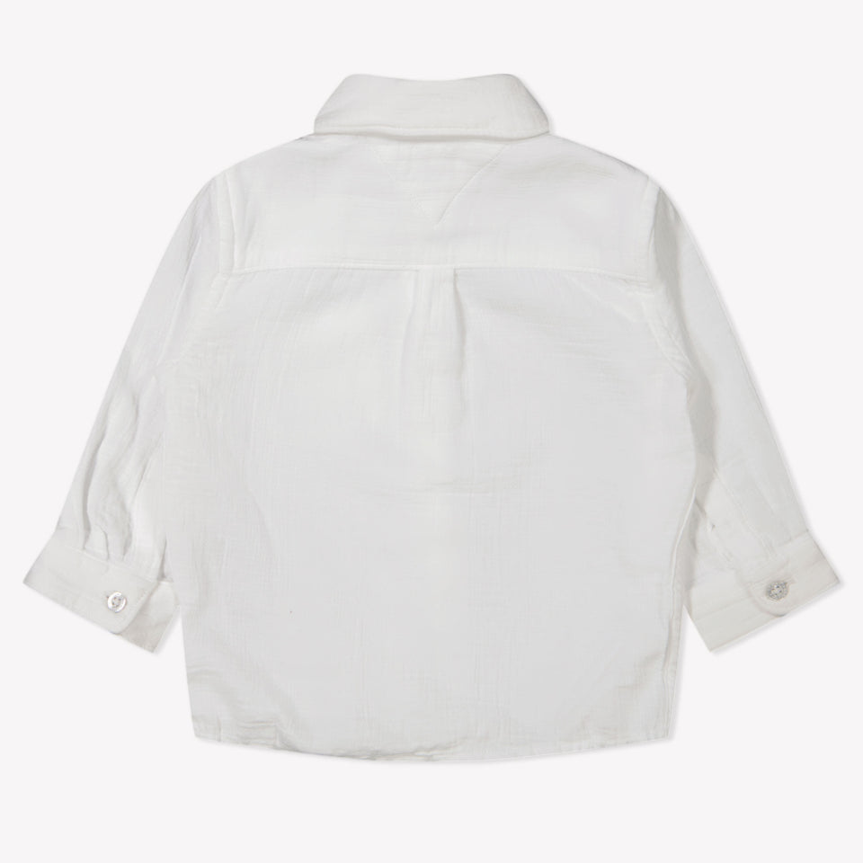 Tommy Hilfiger Baby Jongens Blouse In Wit