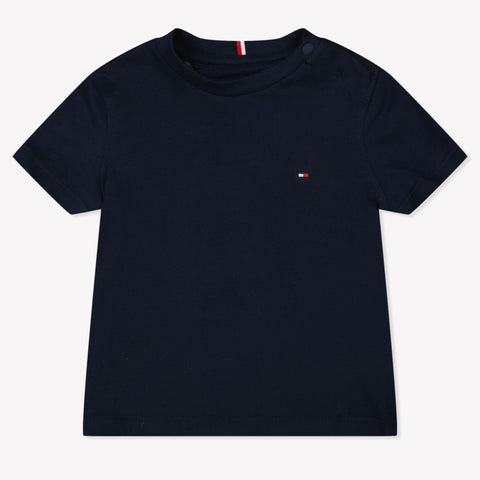 Tommy Hilfiger Baby Jongens T-Shirt In Navy