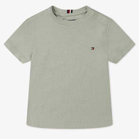 Tommy Hilfiger Baby Jongens T-Shirt In Licht Groen