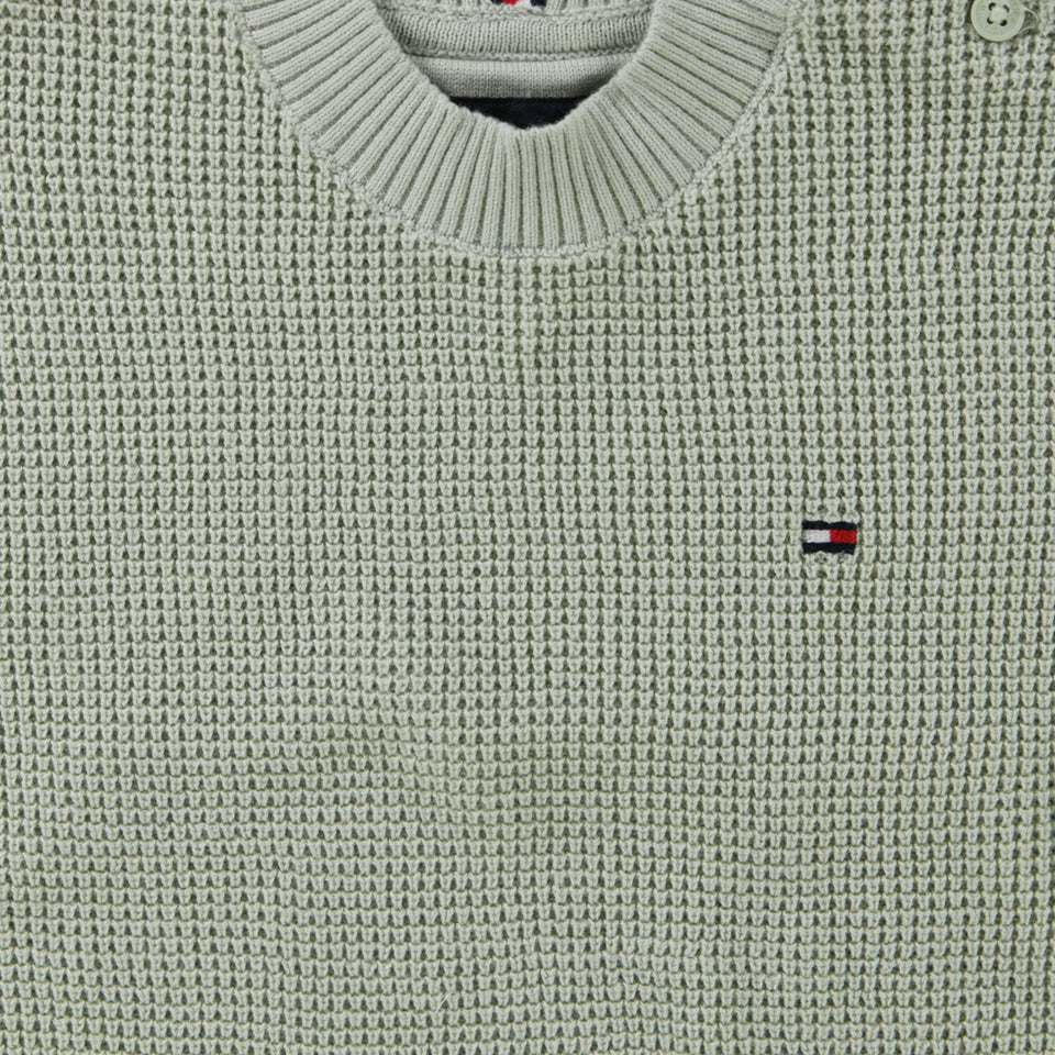 Tommy Hilfiger Baby Boys Sweater  Light Green