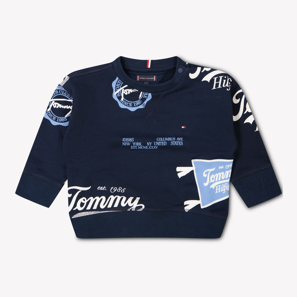 Tommy Hilfiger Baby Boys Sweater  Navy
