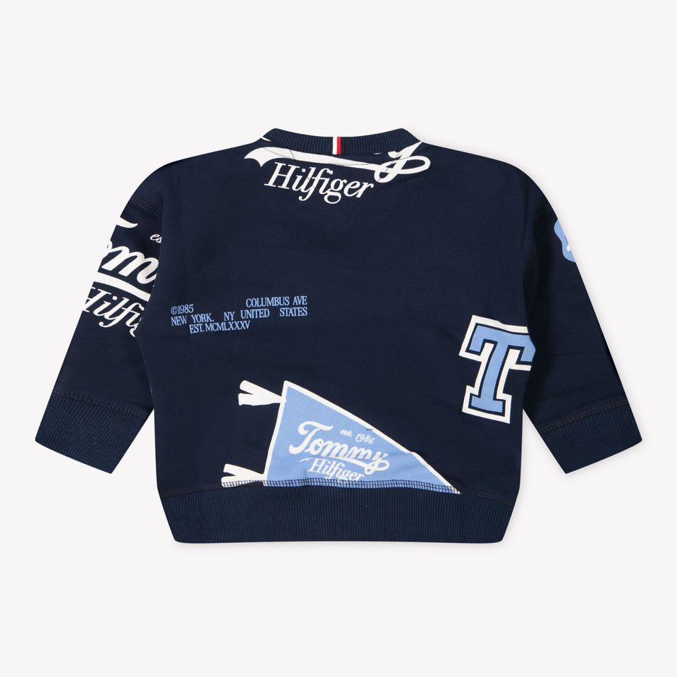 Tommy Hilfiger Baby Boys Sweater  Navy