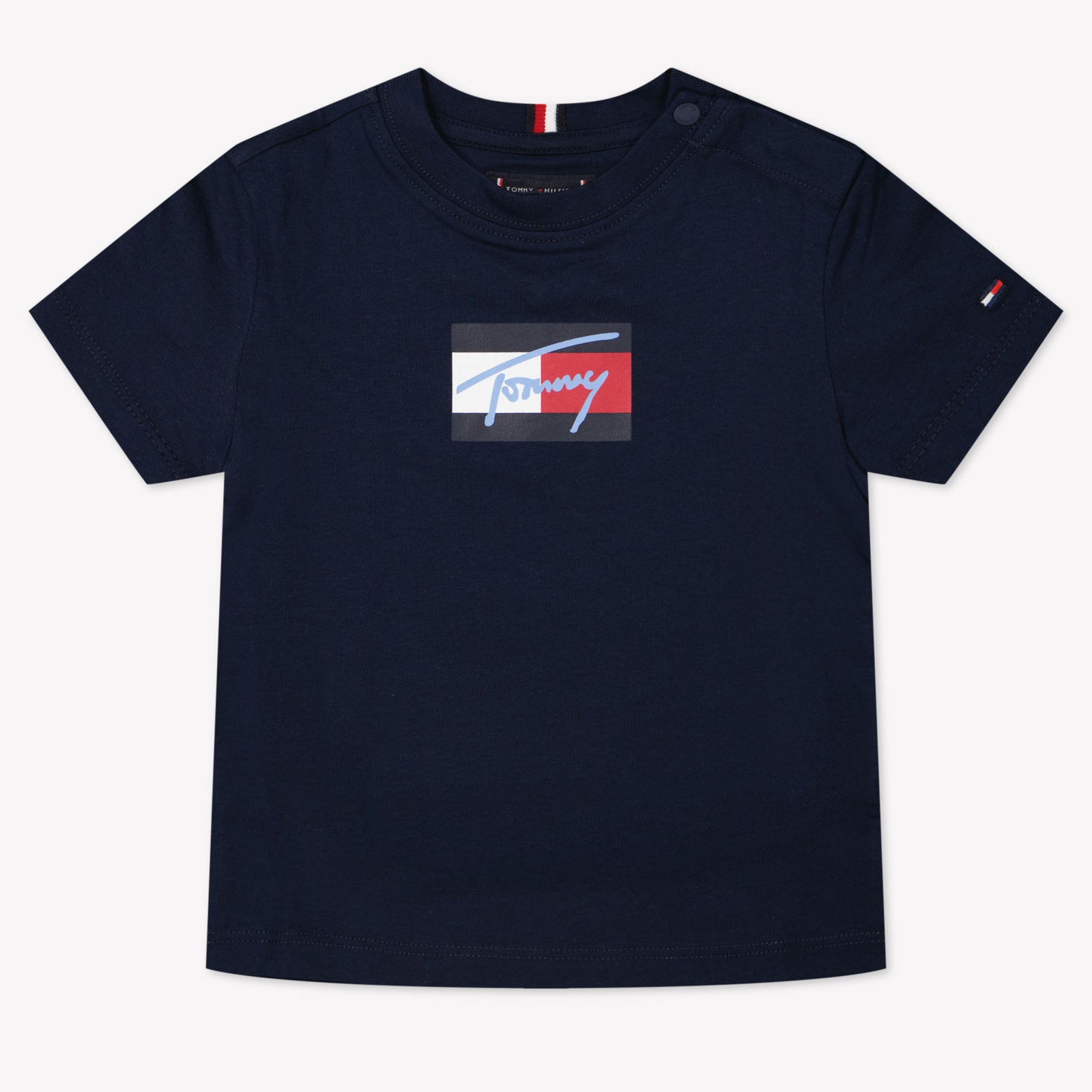 Tommy Hilfiger Baby Jongens T-Shirt In Navy