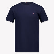 Tommy Hilfiger Kinder Jongens T-Shirt In Navy