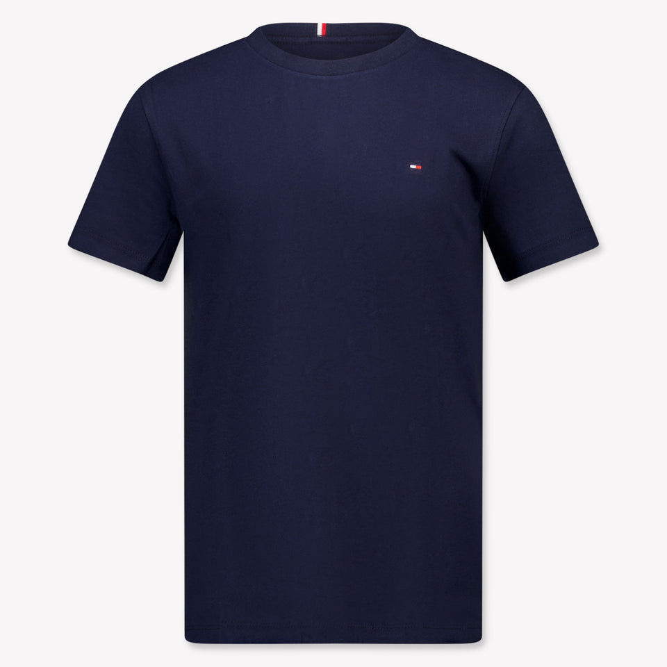 Tommy Hilfiger Kinder Jongens T-Shirt In Navy