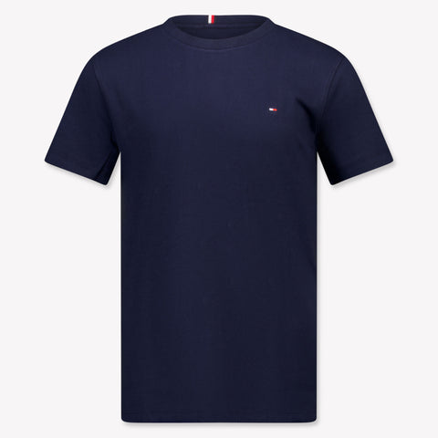 Tommy Hilfiger Kinder Jongens T-Shirt In Navy