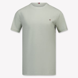 Tommy Hilfiger Kinder Jongens T-Shirt In Licht Groen