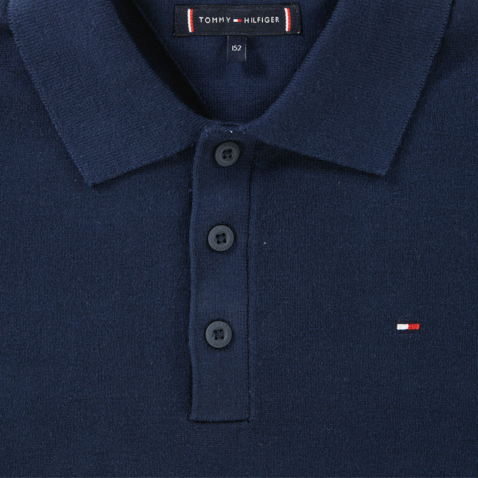 Tommy Hilfiger Kids Boys Polo  Navy