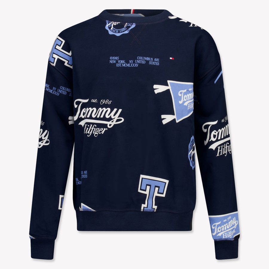 Tommy Hilfiger Kids Boys Sweater  Navy