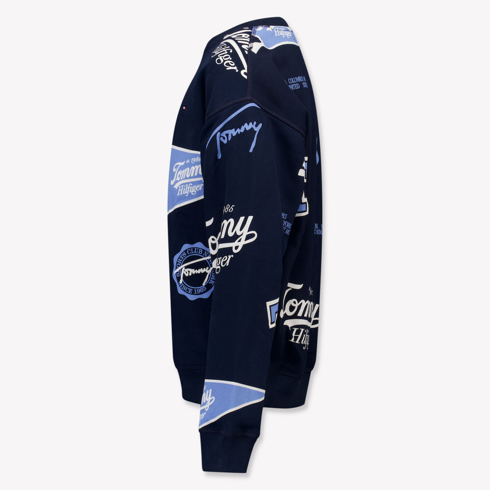 Tommy Hilfiger Kids Boys Sweater  Navy