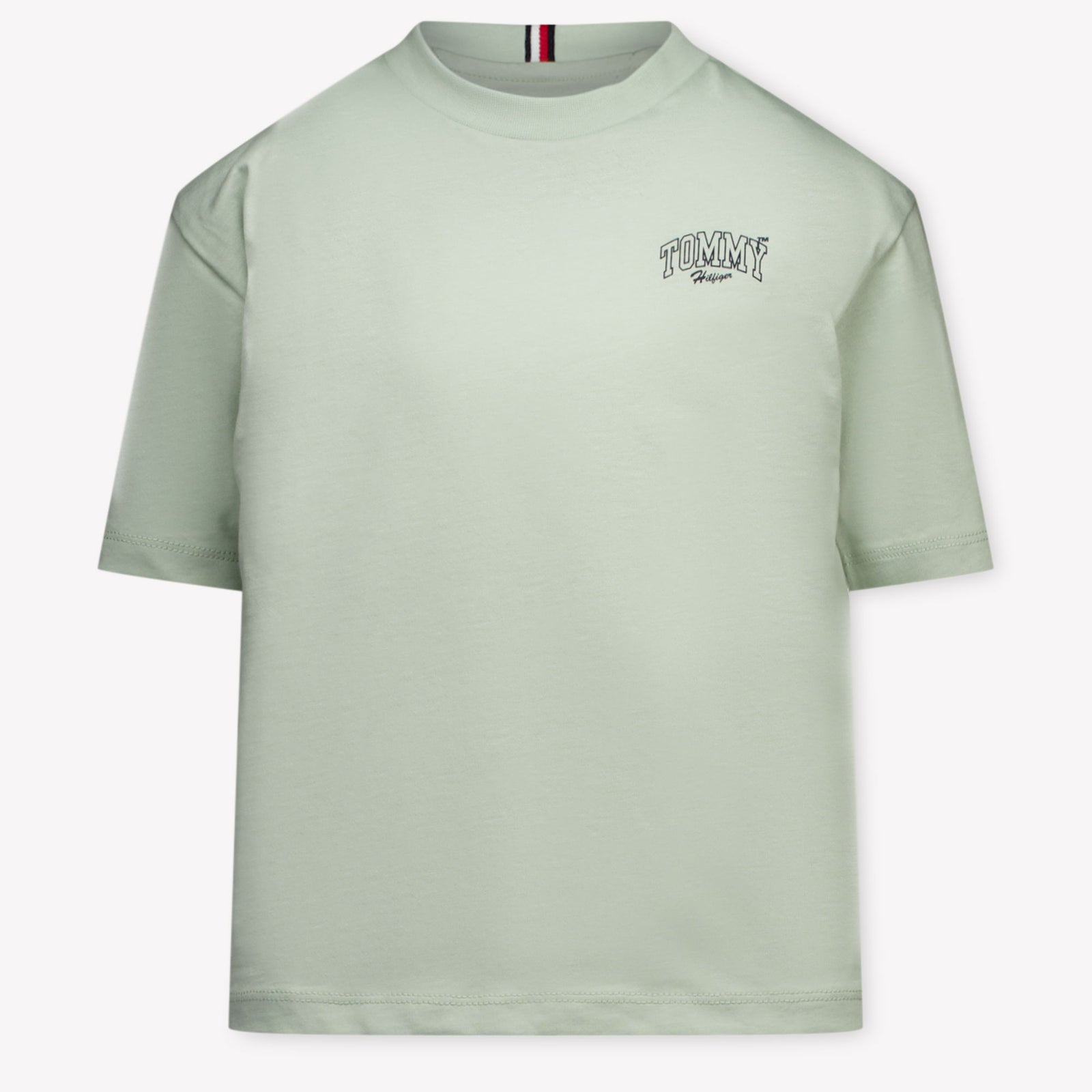 Tommy Hilfiger Kinder Jongens T-Shirt In Licht Groen