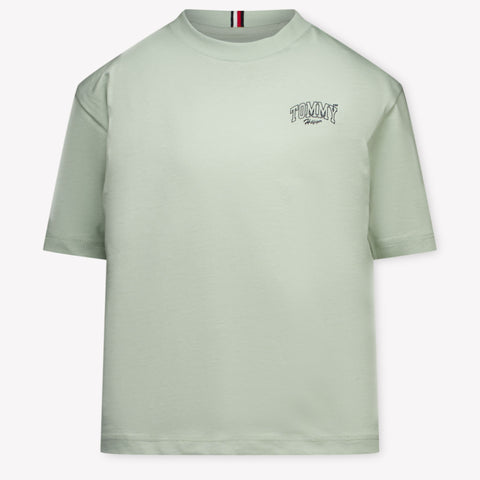 Tommy Hilfiger Kinder Jongens T-Shirt In Licht Groen