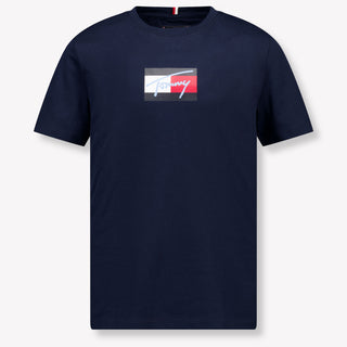 Tommy Hilfiger Kids Boys  T-Shirt Navy