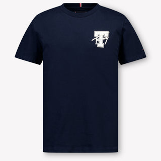 Tommy Hilfiger Kids Boys  T-Shirt Navy