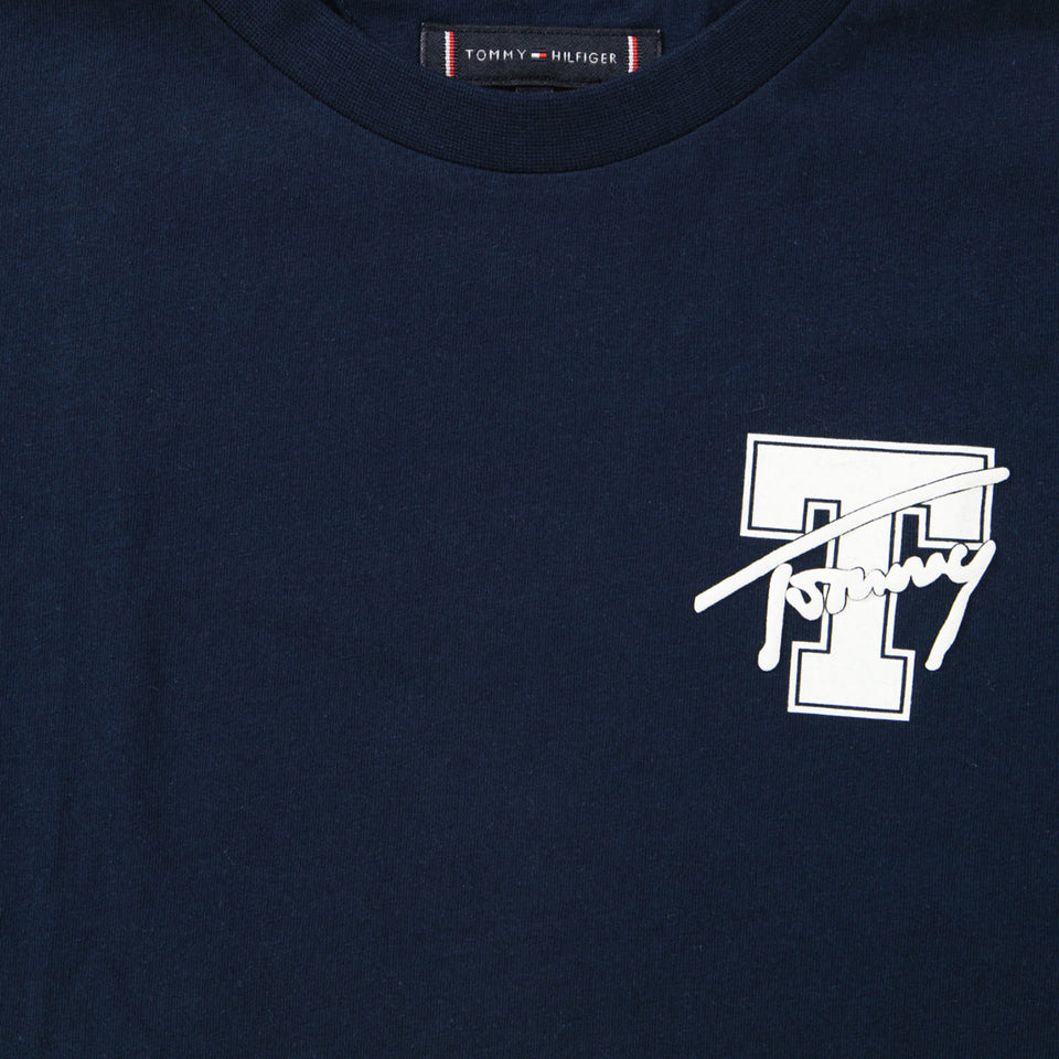 Tommy Hilfiger Kids Boys  T-Shirt Navy
