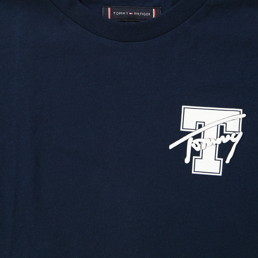 Tommy Hilfiger Kinder Jongens T-Shirt In Navy