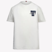 Tommy Hilfiger Kinder Jongens T-Shirt In Wit