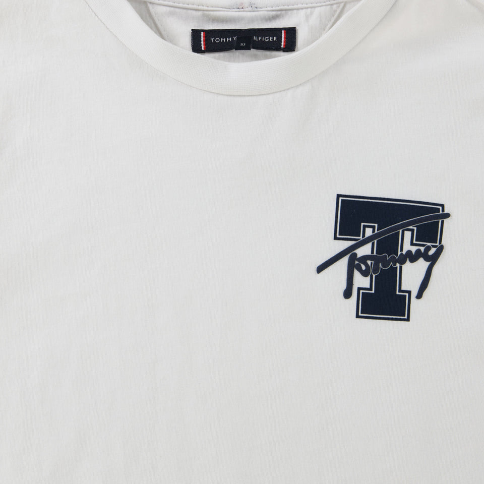 Tommy Hilfiger Kids Boys  T-Shirt White