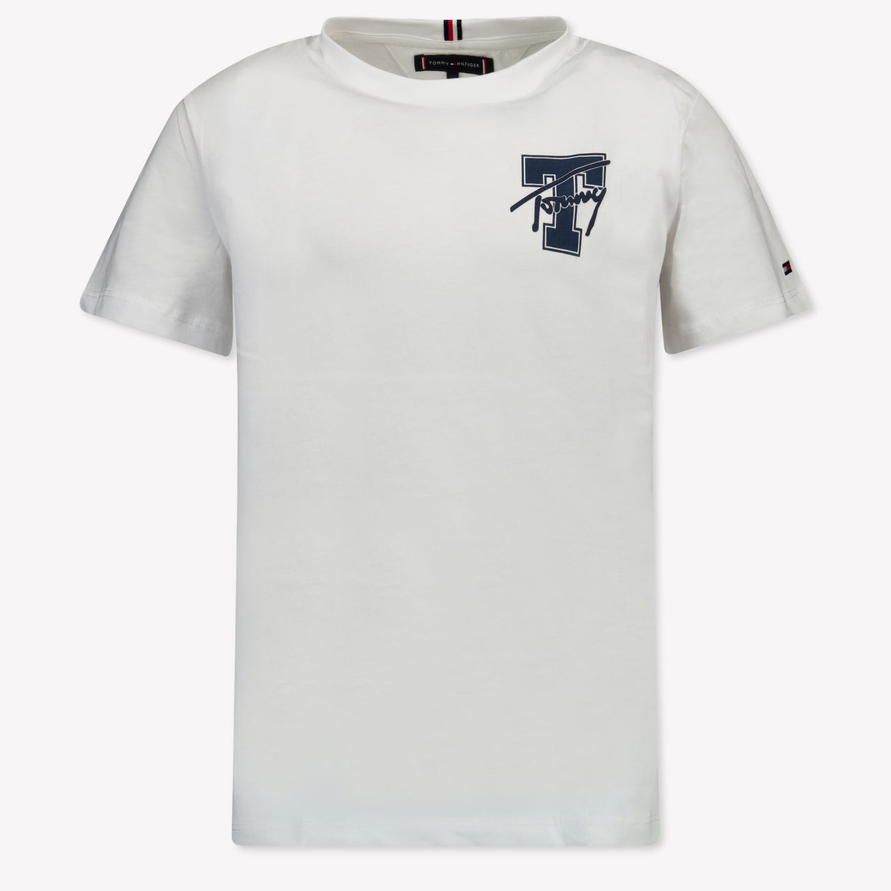 Tommy Hilfiger Kinder Jongens T-Shirt In Wit