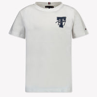 Tommy Hilfiger Kinder Jongens T-Shirt In Wit
