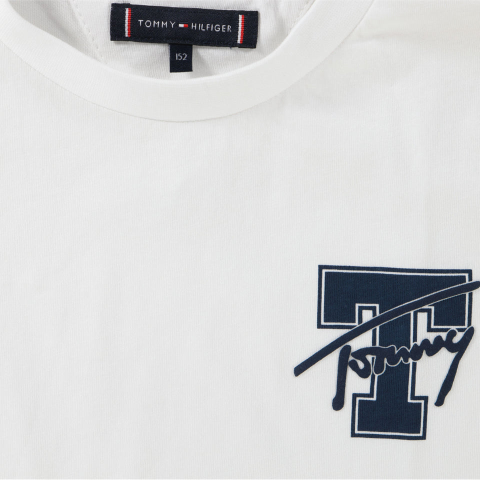 Tommy Hilfiger Kids Boys  T-Shirt White