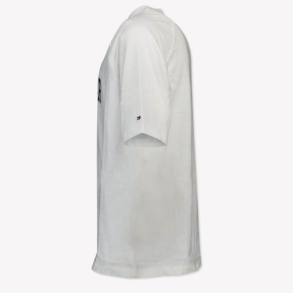 Tommy Hilfiger Kinder Jongens T-Shirt In Wit