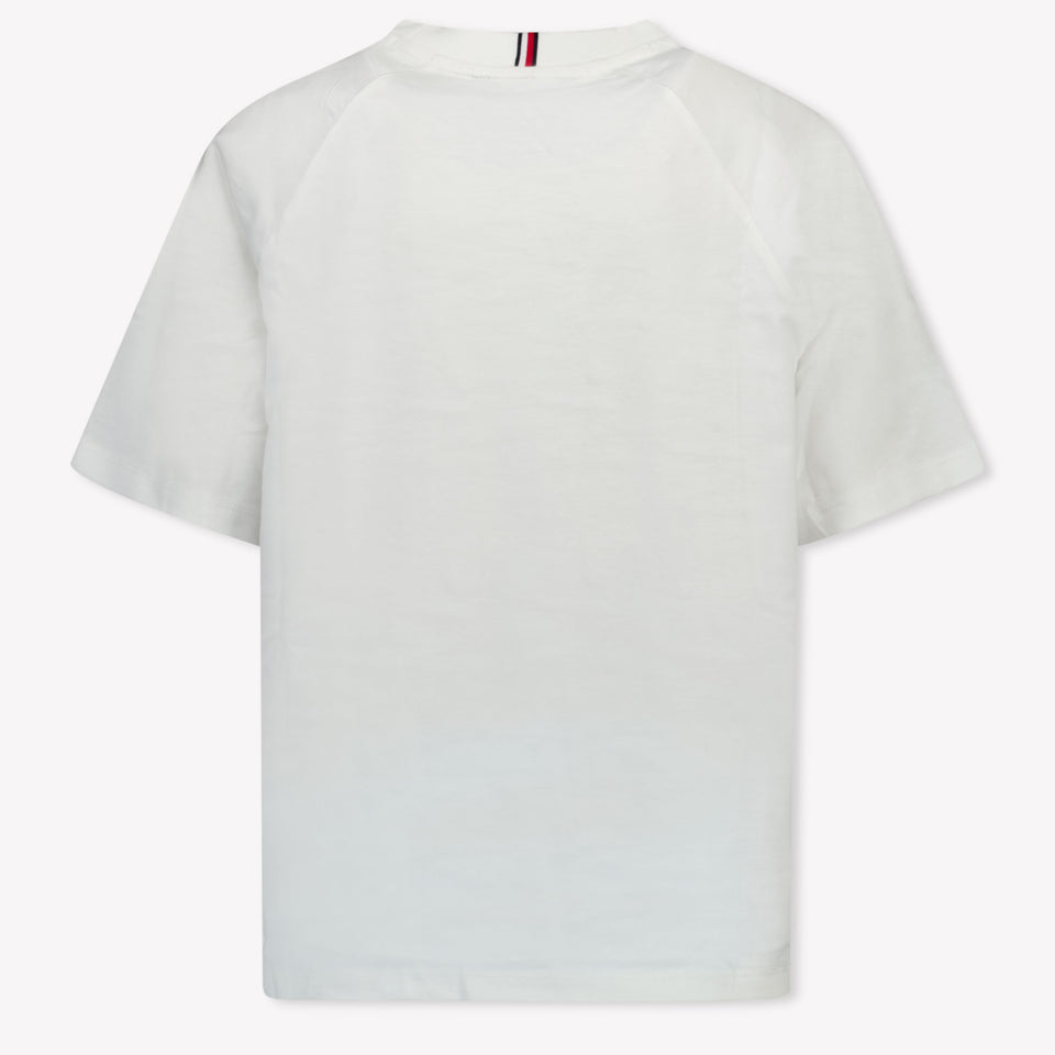 Tommy Hilfiger Kinder Jongens T-Shirt In Wit
