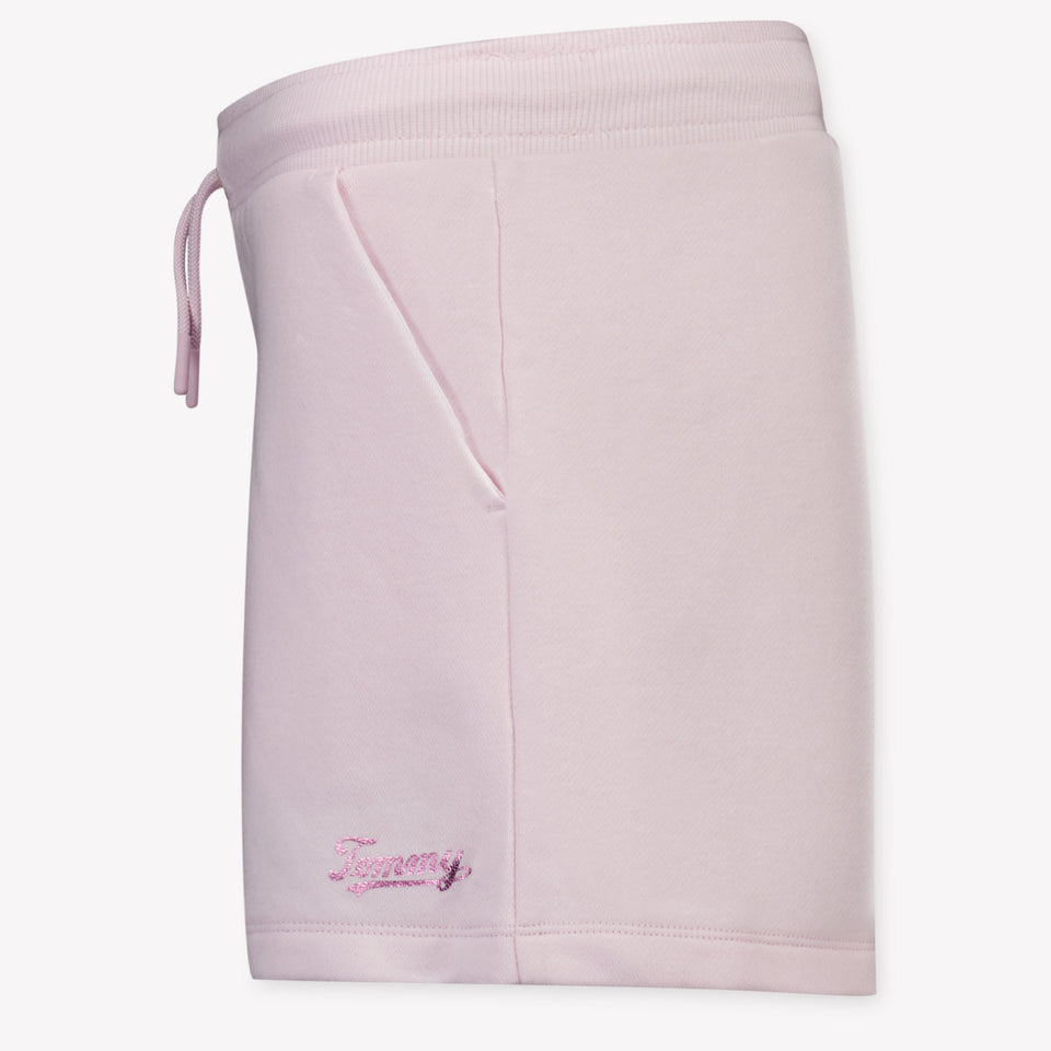 Tommy Hilfiger Kinder Meisjes Shorts In Licht Roze