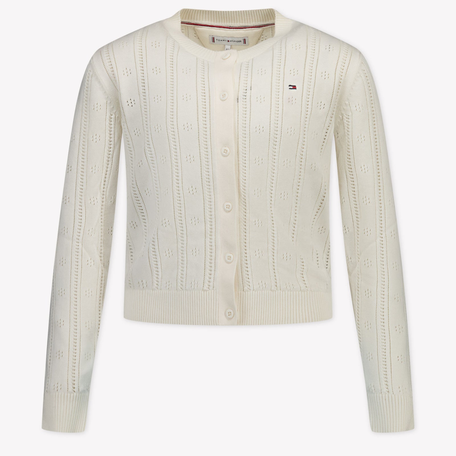 Tommy Hilfiger Kinder Meisjes Vest In Creme