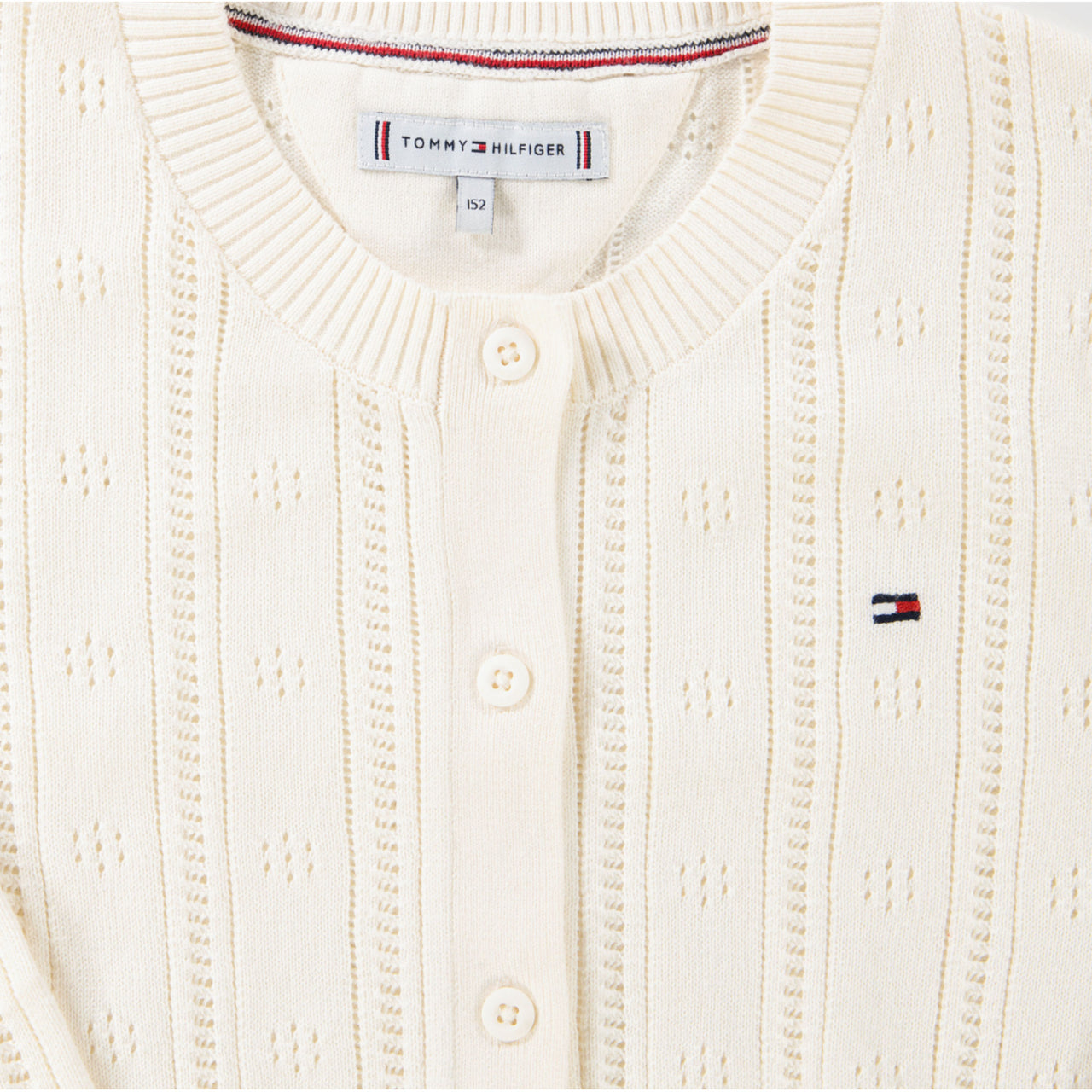 Tommy Hilfiger Kinder Meisjes Vest In Creme